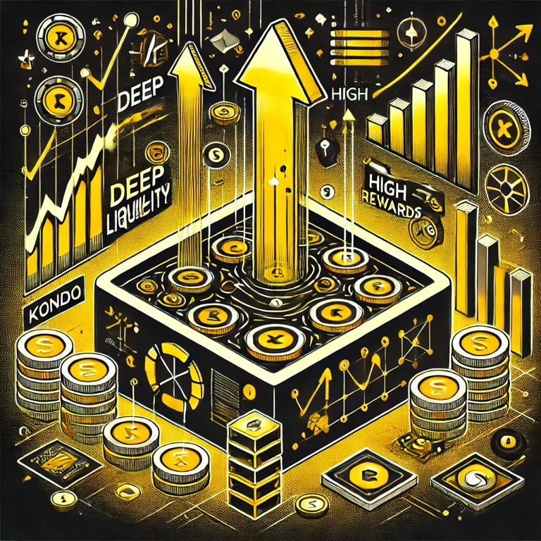 kondoeth's tweet photo. Kondo offers some of the deepest liquidity pools in the market. Whether you’re a trader or an LP, enjoy optimized fees and maximum returns with every transaction. Start building your crypto portfolio with Kondo today! 🌊📈 #LiquidityMining #Kondo https://t.co/EGnLmEsCHP