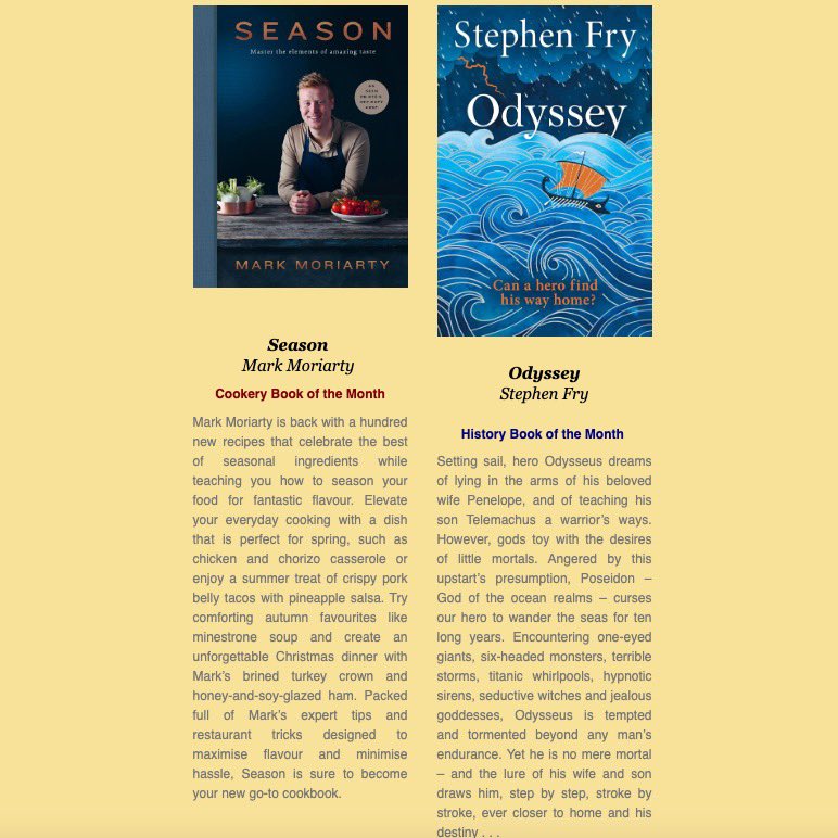 📚 What's New in October at The Book Centre? Dive into our curated selection of books for this month. Our October Books of the Month newsletter is now available to browse online here: mailchi.mp/thebookcentre/… 

#Waterford #Kilkenny #Wexford #Naas #Kildare #TheBookCentre #ShopLocal