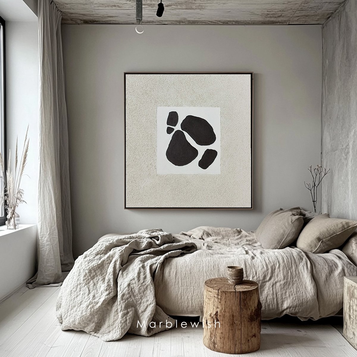 MarbleWish's tweet photo. Beige and black shapes textured wall art.
Checking out our pages for more. 👉 https://t.co/4y96k0oxIi