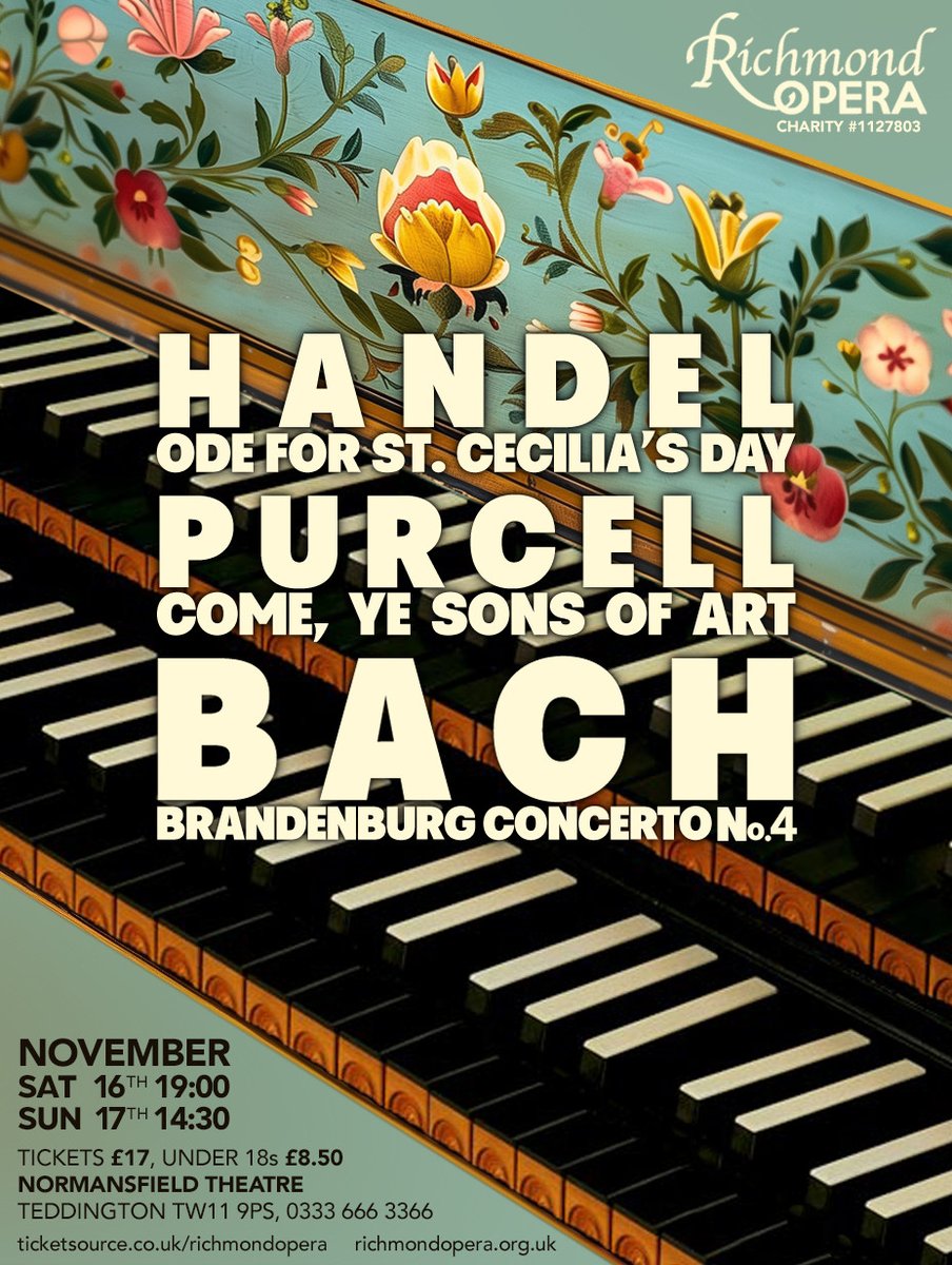 Richmond Opera (@richmondopera) on Twitter photo Do come to our concert of delightful baroque music with orchestra & choir! Nov 16th and 17th in the lovely
<a href="/normansfield/">Normansfield Theatre</a> .
Tickets £17 from ticketsource.co.uk/richmondopera
<a href="/DulwichOperaCo/">DulwichOperaCompany</a> <a href="/OrmondOpera/">Ormond Opera</a> <a href="/operatoday/">Opera Today</a> <a href="/Visit_Richmond1/">VisitRichmond</a> <a href="/TotallyRichmond/">Totally Richmond</a> <a href="/twickchoral/">Twickenham Choral</a> Do come to our concert of delightful baroque music with orchestra & choir! Nov 16th and 17th in the lovely
<a href="/normansfield/">Normansfield Theatre</a> .
Tickets £17 from ticketsource.co.uk/richmondopera
<a href="/DulwichOperaCo/">DulwichOperaCompany</a> <a href="/OrmondOpera/">Ormond Opera</a> <a href="/operatoday/">Opera Today</a> <a href="/Visit_Richmond1/">VisitRichmond</a> <a href="/TotallyRichmond/">Totally Richmond</a> <a href="/twickchoral/">Twickenham Choral</a>