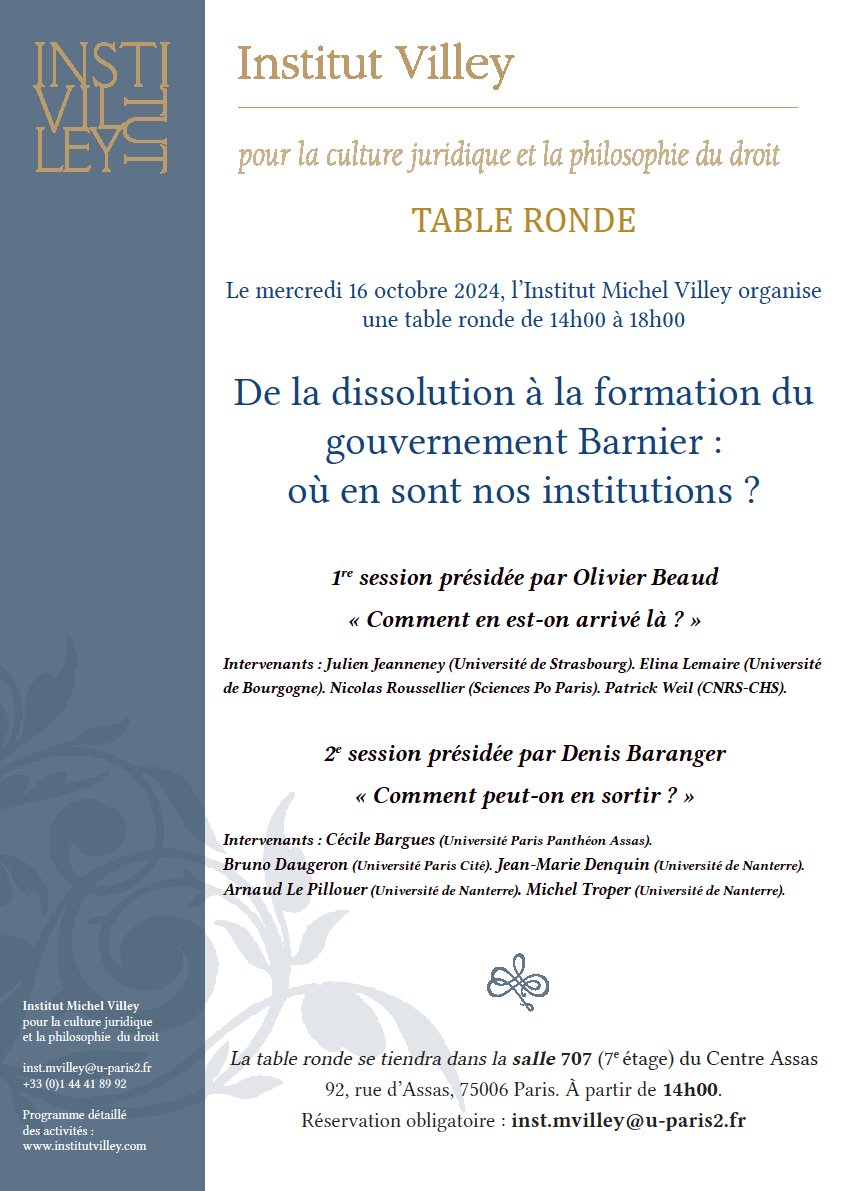 Institut Villey (@institutvilley) on Twitter photo 