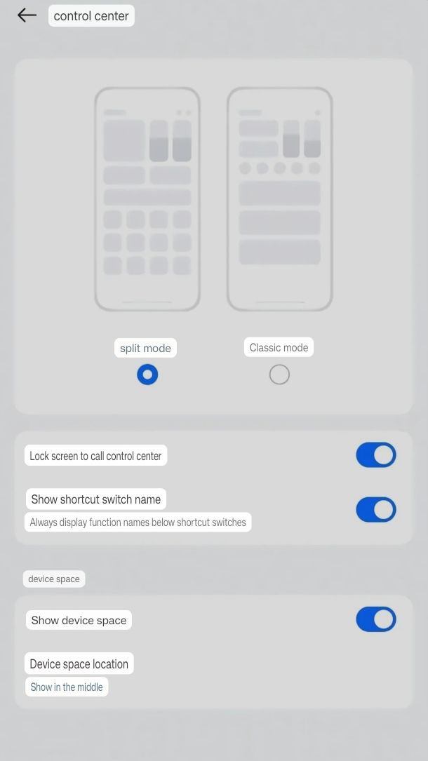 techplanetar's tweet image. 🎨📱 واجهة ColorOS 15 ستوفر خيارين لمركز التحكم
في ColorOS 15، سيكون هناك خيارين لمركز التحكم:
التصميم الكلاسيكي المشابه لواجهة ColorOS 14.
تصميم جديد مستوحى من واجهة Apple. 🍏✨
#Oppo #OppoColorOS #coloros15 #كوكب_التقنية