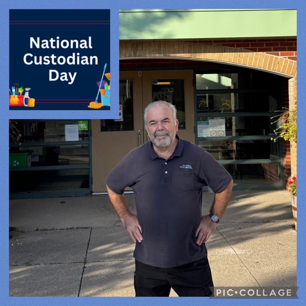 sbt_ycdsb's tweet photo. Thank you Mr. Tsorlinis and all custodians everywhere. We appreciate all that you do for our schools. @YCDSB @laurasawicky https://t.co/Xer6hKWbbF