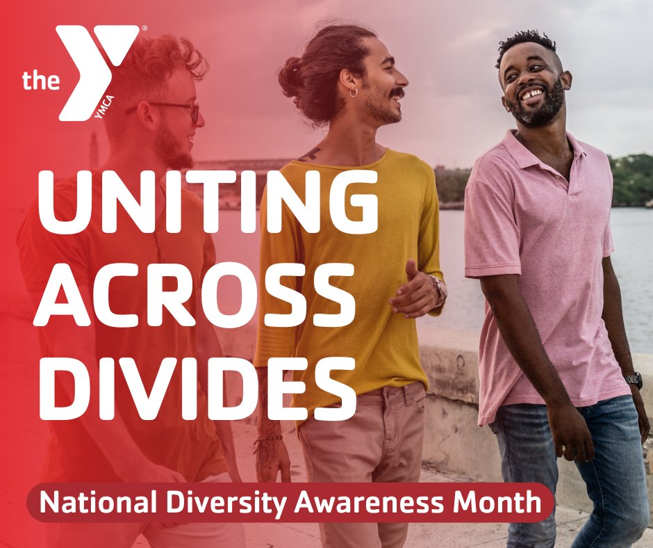 KansasCityYMCA's tweet photo. We’ve all experienced moments where we felt like we didn’t belong. The Y is committed to building bridges right here in our community, and we hope you will join us. #TeamUpForUnity #NationalDiversityAwarenessMonth https://t.co/xBI3jJmJSu