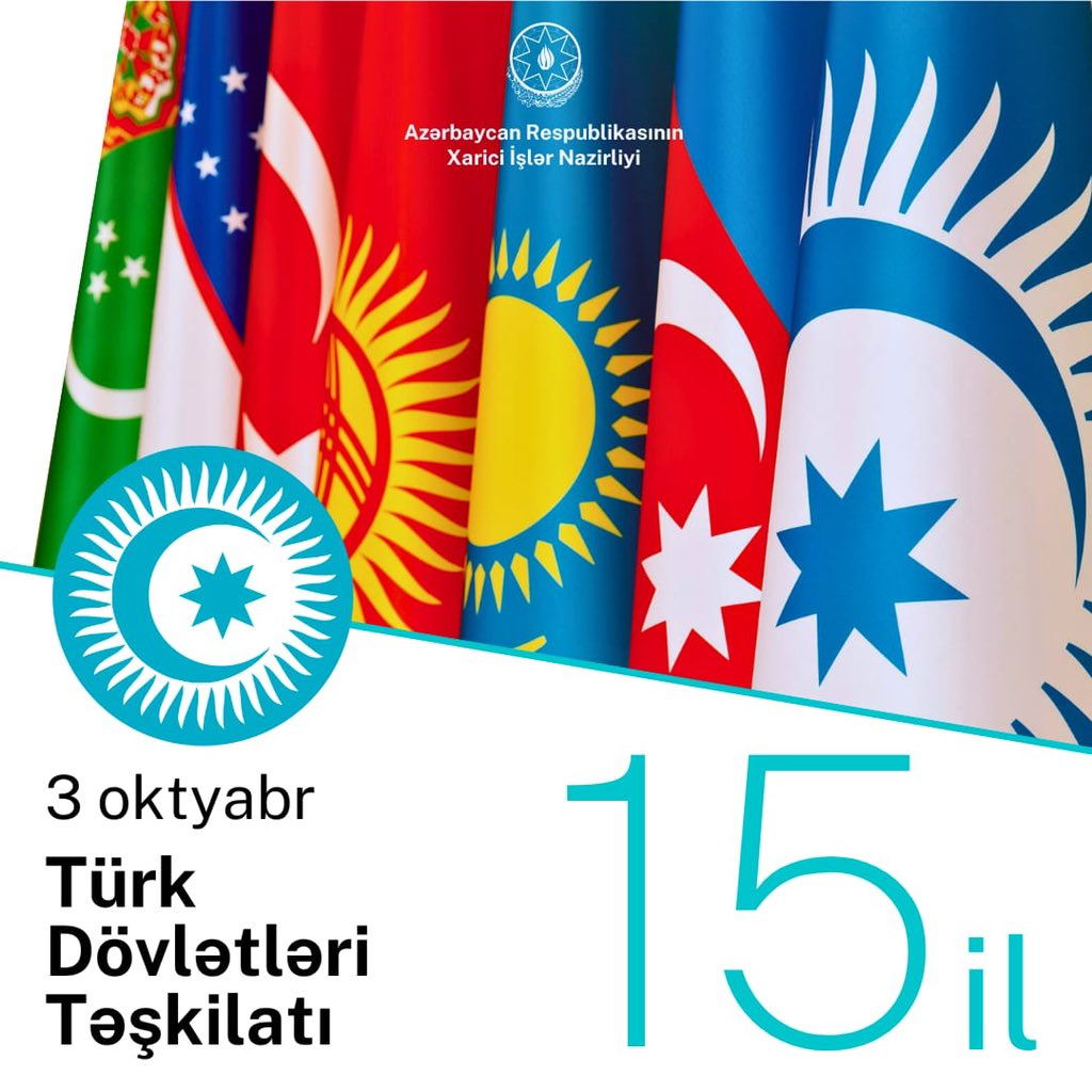 azmissiongeneva's tweet photo. The 15th anniversary of the signing of the Nakchivan Agreement on the establishment of the Organization of Turkic States was celebrated in #Geneva @Turkic_States.
🇦🇿🇹🇷🇺🇿🇰🇿🇰🇬🇹🇲🇭🇺
#WeAreStongerTogether https://t.co/6MJkoWLJbg