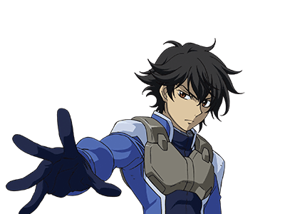 レッドリボン軍の中に刹那、ティエリア、 沙慈の3人がいる豪華な軍団