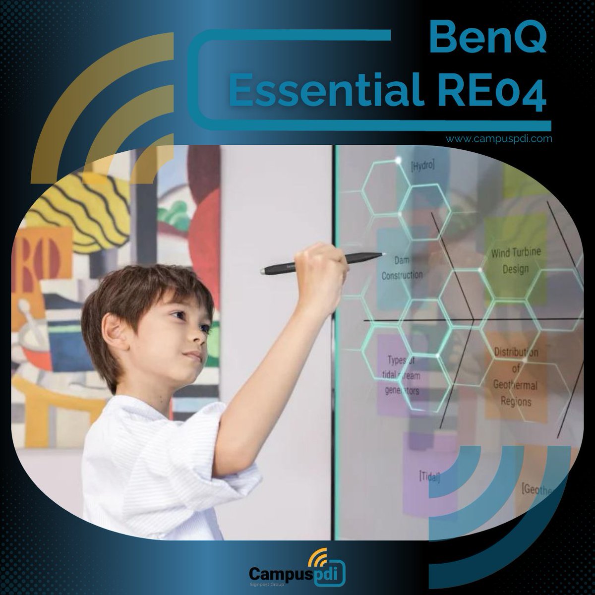 campuspdi's tweet photo. 🖥️ @BenQ_Spain  acaba de dar un paso más en la evolución de sus #panelesinteractivos ya que los RE04 con certificación EDLA combinan los siempre excelentes servicios de Google con el potente y fiable hardware y software de BenQ ℹ️ Te contamos más aquí ➡️ https://t.co/DcUmh0lqqD https://t.co/yh3oQrwL2y