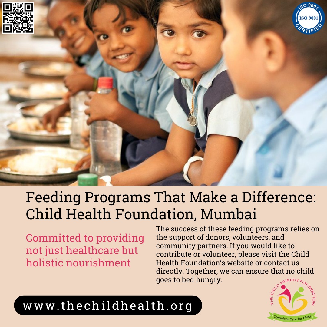 TheChildHealth's tweet image. Feeding Programs That Make a Difference: Child Health Foundation, Mumbai

#feedingprograms #healthychildren #empoweringyoungminds #AdvocateForChange #globaleducation #thechildhealthfoundation