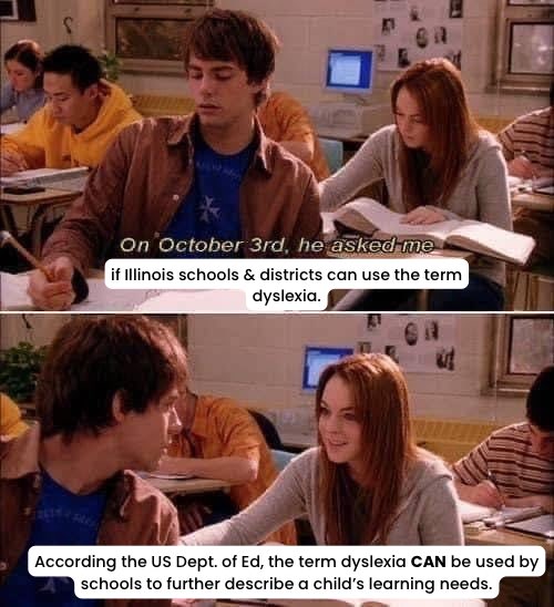 Had to do it! 🤪

But, really. According to federal guidance, we CAN use the term dyslexia! 

#SayDyslexia