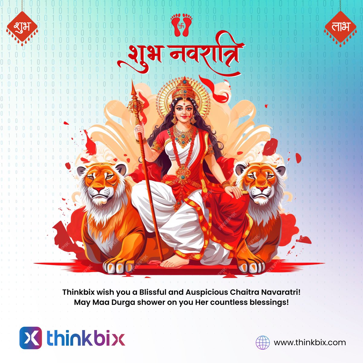 Thinkbix's tweet image. Wishing you a joyous and prosperous Navratri filled with blessings! May the nine nights of devotion bring you peace, prosperity, and success. Happy Navratri from the Thinkbix Technologies team!

#Navratri2024 #HappyNavratri #ThinkbixTechnologies #ITSolution #WebDevelopment 🪔✨