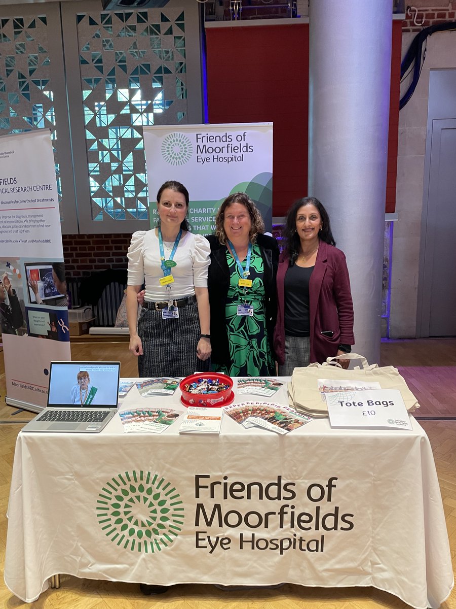 Yesterday some of our staff and volunteers attended the Moorfields Eye Hospital AGM. It was great to chat with attendees and share information and recent news about our work.