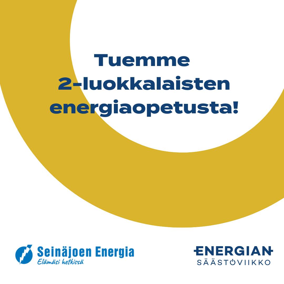 Valtakunnallista energiansäästöviikkoa vietetään jälleen 7.–13.10.2024⚡ Energiansäästöviikolla tokaluokkalaiset oppivat aiheesta Hei, kaikki toimii -materiaalipaketin avulla. Olemme mukana tukemassa tokaluokkalaisten energiaopetusta lahjoittamalla materiaalipaketin kouluille 💡