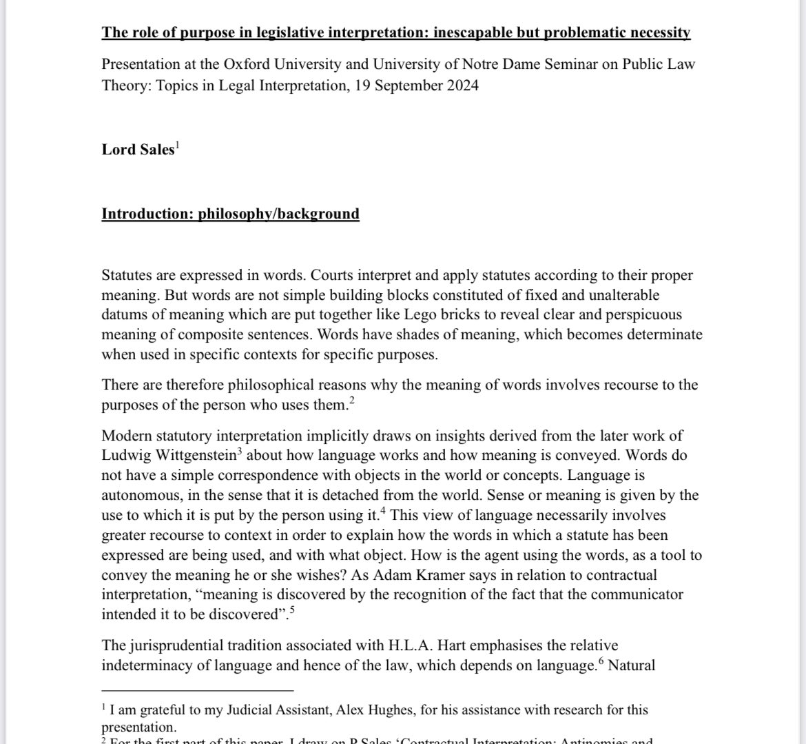 Conor Casey (@caseyco231) on Twitter photo Extremely interesting to see Lord Sales of the U.K. Supreme Court citing approvingly to arguments made by <a href="/Vermeullarmine/">Adrian Vermeule</a> in “Common Good Constitutionalism”
Great stuff my friend! Extremely interesting to see Lord Sales of the U.K. Supreme Court citing approvingly to arguments made by <a href="/Vermeullarmine/">Adrian Vermeule</a> in “Common Good Constitutionalism”
Great stuff my friend!