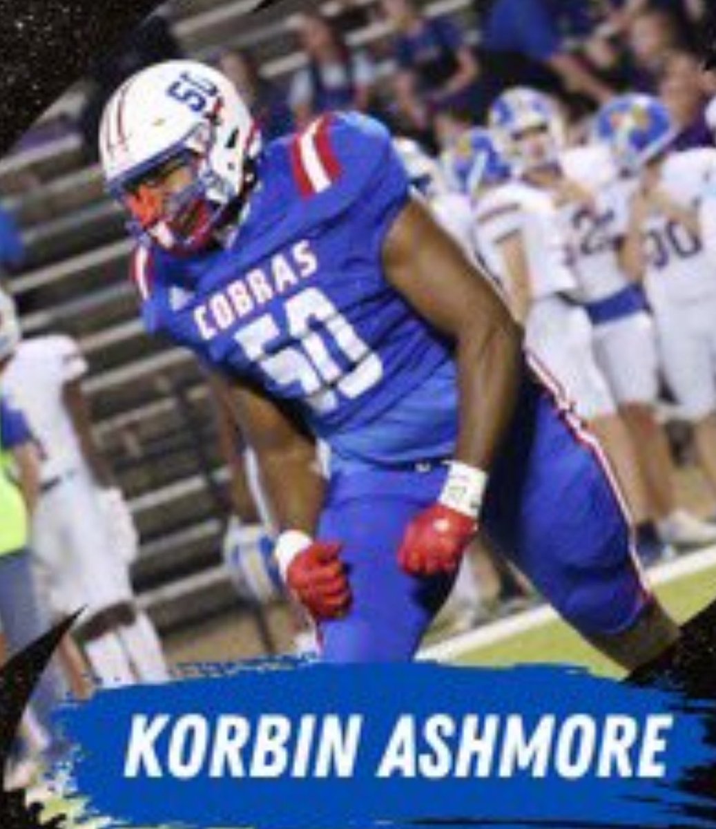 Congratulations to Korbin Ashmore on being selected to the Bernard Blackwell North/South All Star game! <a href="/wesson_football/">Wesson Football</a>