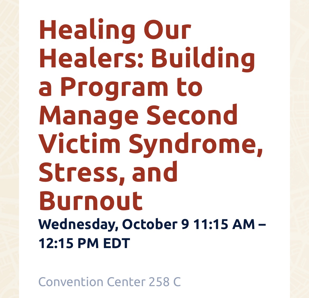 Less than a week until Drs. <a href="/CritCraftingMD/">Jackie Pflaum-Carlson</a>, Krystal Alexander, <a href="/silver_liningKR/">Kyra Reed, MD</a>, and I present at #CHEST2024!

We will be discussing building programs to help HCW thrive in their jobs.

Come join us 👇

#PedsICU #PCCM