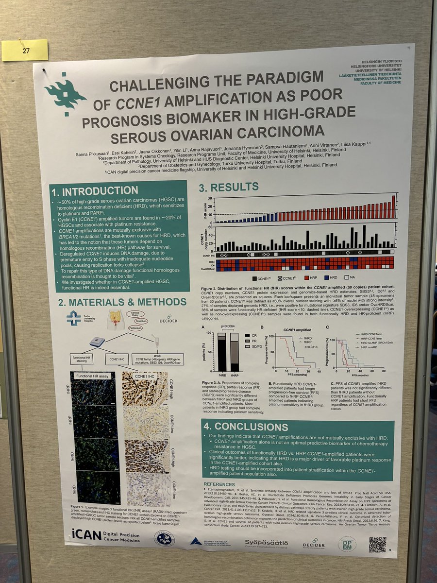 Kauppi Lab (@labkauppi) on Twitter photo Come check out our work at the iCAN Retreat! Over 200 attendees at Kalastajatorppa, Helsinki, and more joining online. Exciting breakthroughs in #PrecisionCancerMedicine and #CancerResearch! 🙌 See you at #27 #2 #11 #21!
#FinnishFlagships #iCANDOC #ICANRetreat2024 <a href="/iCAN_Finland/">iCAN - Digital Precision Cancer Medicine</a> Come check out our work at the iCAN Retreat! Over 200 attendees at Kalastajatorppa, Helsinki, and more joining online. Exciting breakthroughs in #PrecisionCancerMedicine and #CancerResearch! 🙌 See you at #27 #2 #11 #21!
#FinnishFlagships #iCANDOC #ICANRetreat2024 <a href="/iCAN_Finland/">iCAN - Digital Precision Cancer Medicine</a>