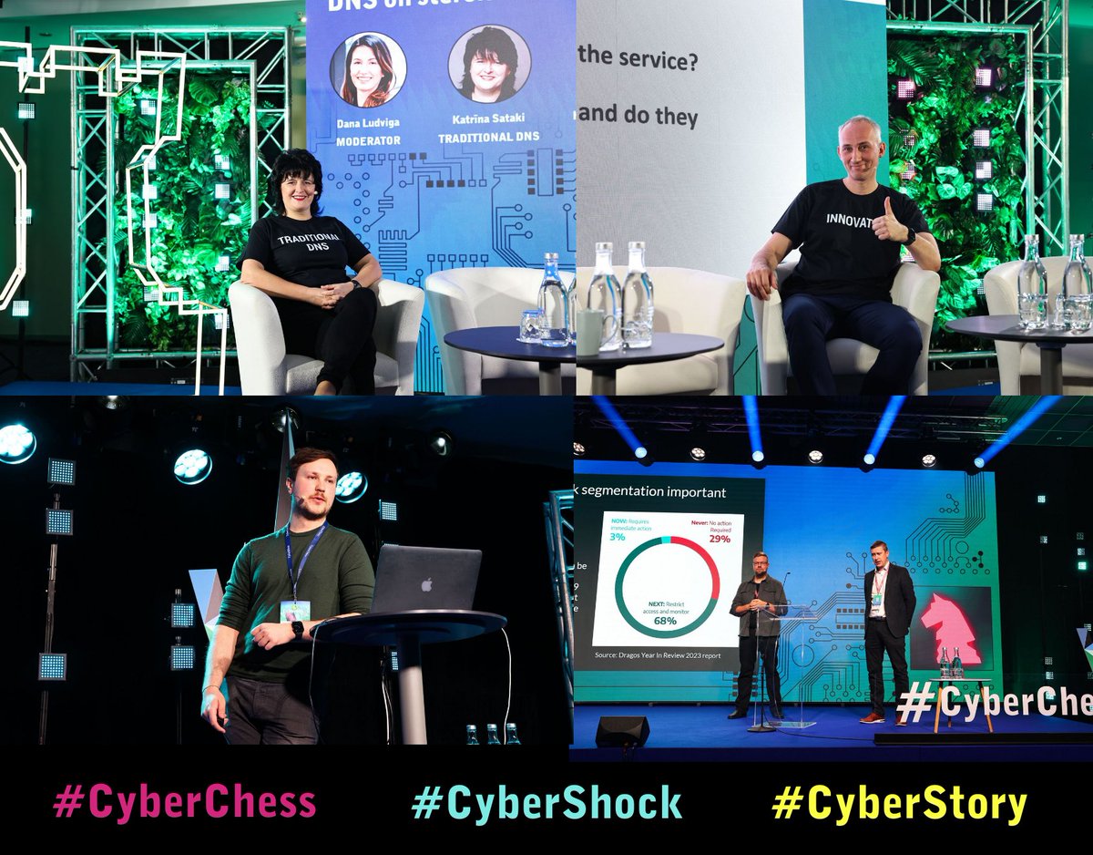 certlv's tweet image. The second day of the #CyberChess2024 conference is going just as strong! 🌟 Speakers are passionately and skillfully tackling topics like collective cyber defense, supply chain security, and cyber protection for physical systems. Follow us online: cyberchess.lv 🌐