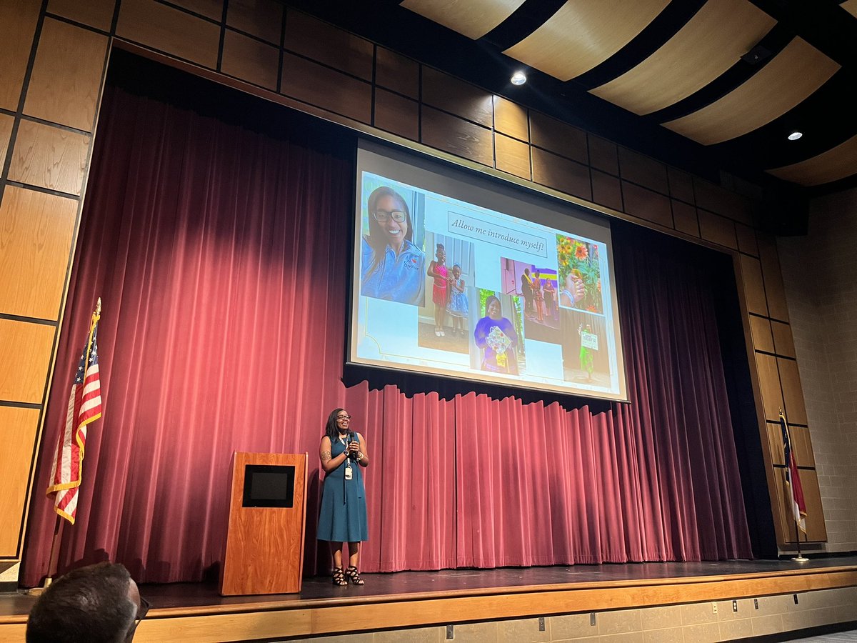 Dr. Elenia Daniels (@elenia_daniels) on Twitter photo Happening Now! UCPS 2024 Beginning Teacher of the Year! Delivers the keynote โRemembering Your Whyโ at the HR Professional Learning Day. <a href="/UCPSNC/">Union County Public Schools</a> <a href="/AGHoulihan/">Andrew G. Houlihan</a> <a href="/blaise05/">Jonathan Tyson</a> #TeamUCPS Happening Now! UCPS 2024 Beginning Teacher of the Year! Delivers the keynote โRemembering Your Whyโ at the HR Professional Learning Day. <a href="/UCPSNC/">Union County Public Schools</a> <a href="/AGHoulihan/">Andrew G. Houlihan</a> <a href="/blaise05/">Jonathan Tyson</a> #TeamUCPS