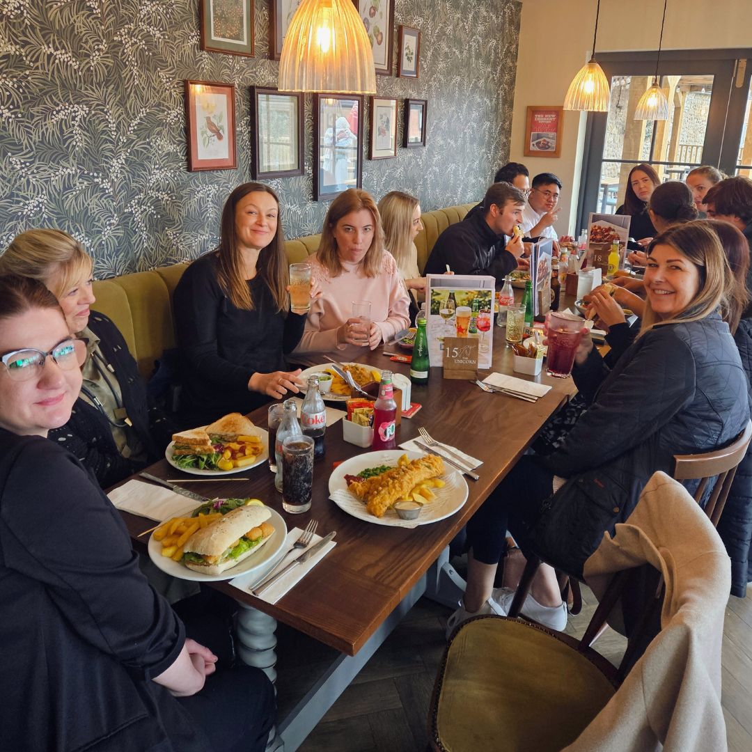 On Wednesday, we had a lovely lunch to say goodbye and farewell to Hannah, who is leaving Xeinadin Cardiff to join the Hub Onboarding team.

We're all wishing you all the best in your new role! 🍀