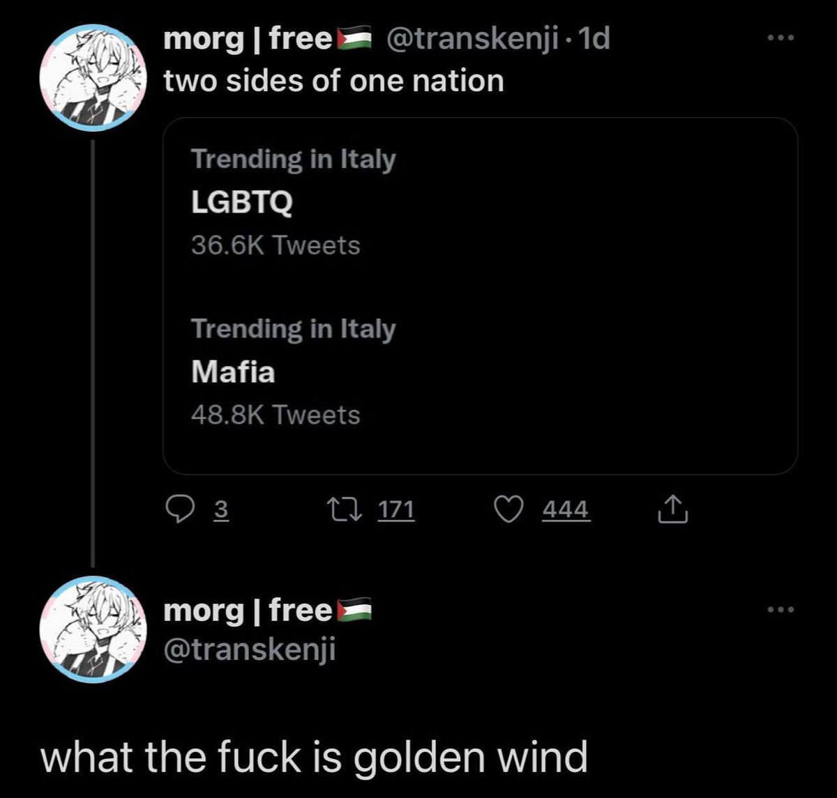 Cursed JoJo tweet media