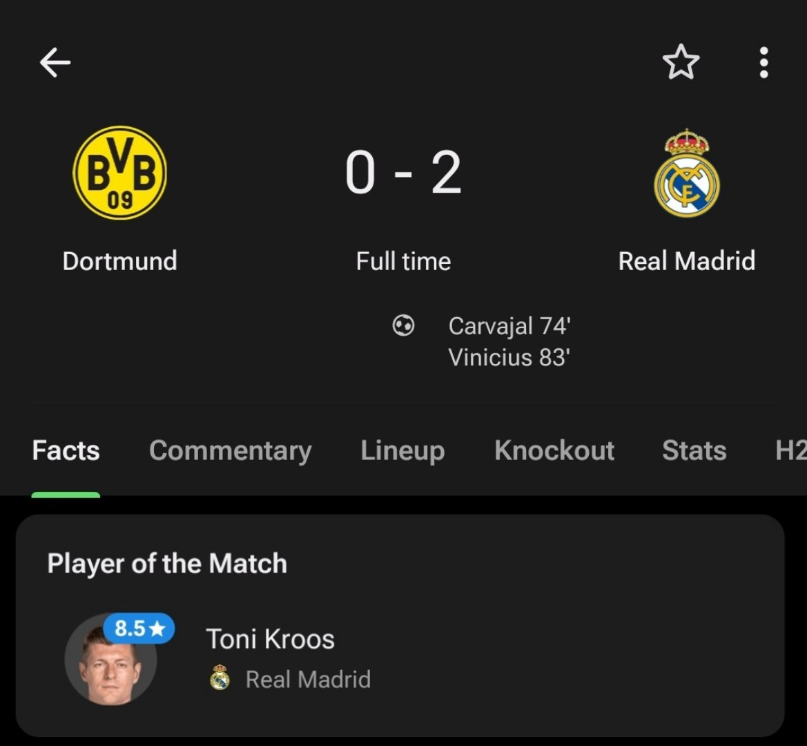 Man just causally retired after dropping a MOTM performance in UCL Final