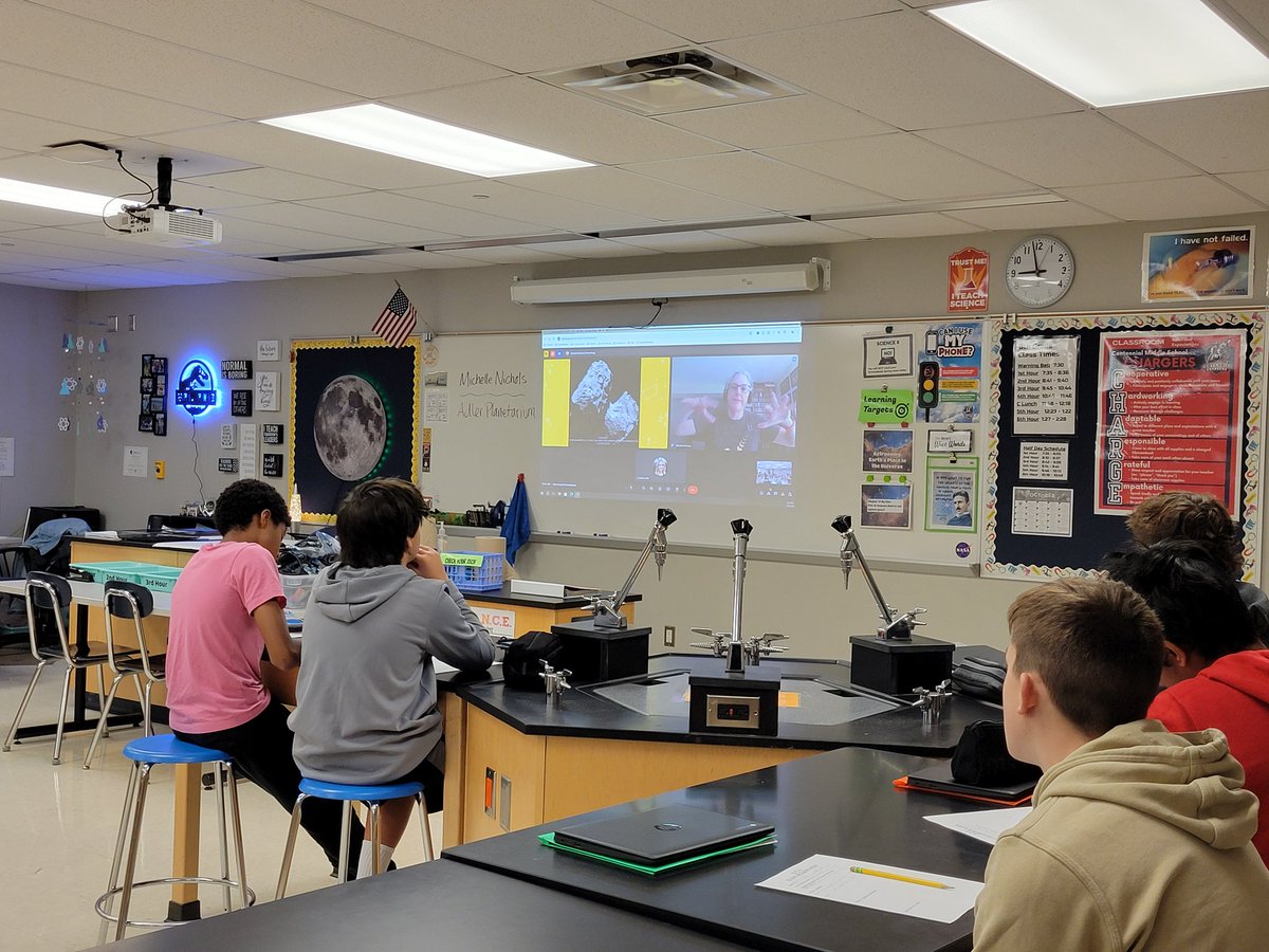 Courtney Rose (@mrsrosesclass) on Twitter photo Live from Chicago: Michelle Nichols from <a href="/AdlerPlanet/">AdlerPlanet</a> presenting for our <a href="/CentennialMS/">Centennial MS</a> Chargers this morning! Learning about astronomy is out of this world! 🪐🌌🛸 <a href="/SLCSD/">South Lyon Community Schools</a> Live from Chicago: Michelle Nichols from <a href="/AdlerPlanet/">AdlerPlanet</a> presenting for our <a href="/CentennialMS/">Centennial MS</a> Chargers this morning! Learning about astronomy is out of this world! 🪐🌌🛸 <a href="/SLCSD/">South Lyon Community Schools</a>