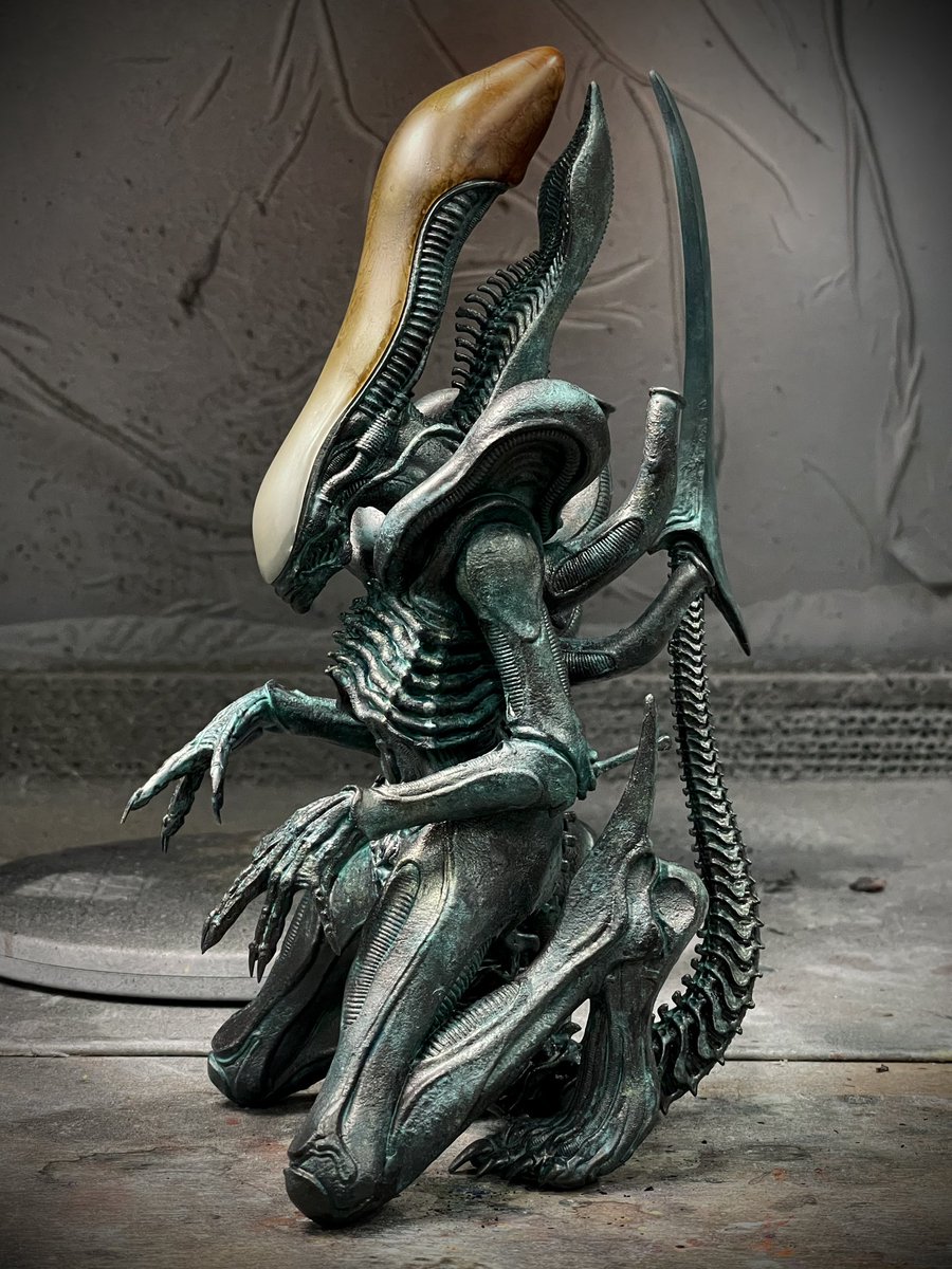 ALIEN 
青銅器塗装
Bronze-style paint https://t.co/fC106iiEIy