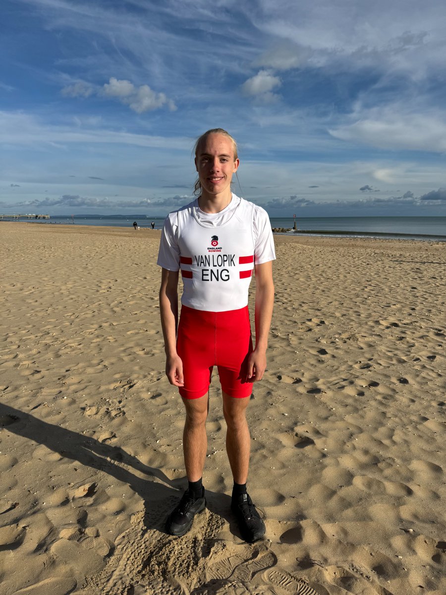 Congratulations to one of our senior rowers who was part of Team England for the Home International Beach Sprints Regatta at the weekend!