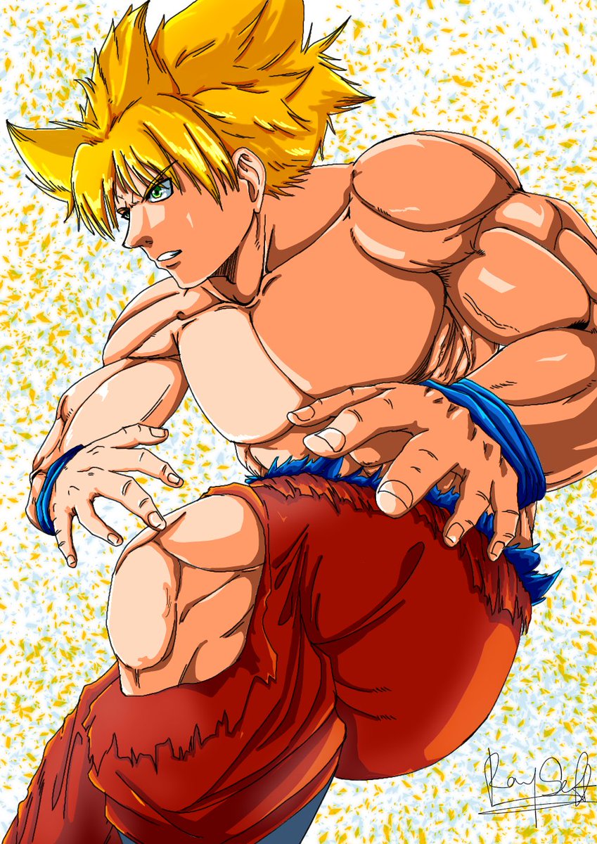 First time doing a fanart #DragonBall #goku #Fanarts #akiratoriyama #digitalart #digiart