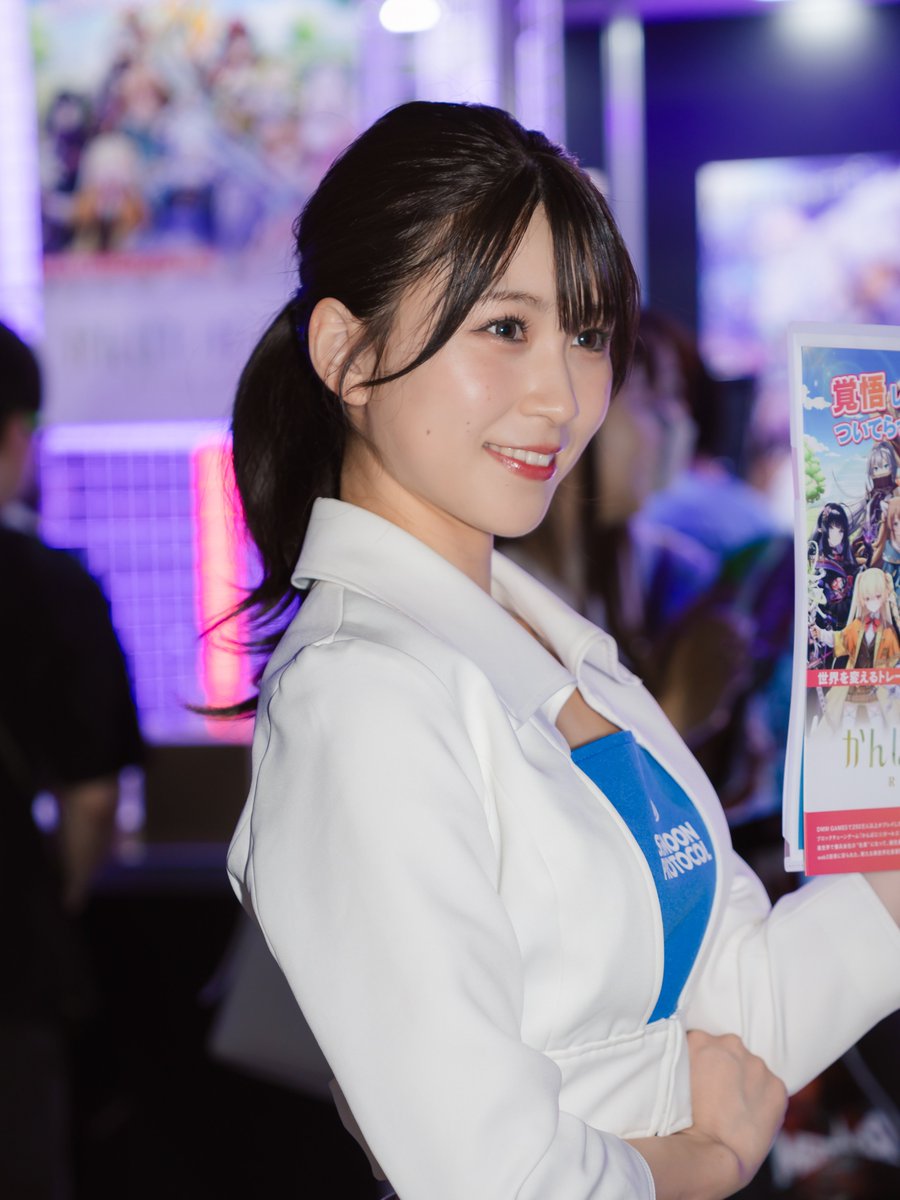DayoYahhoi's tweet photo. 2024.9.29 東京ゲームショウ
YGGJapanブース
やじこ(矢島優佳)さん (@ychaa_aaaan)
びっくりするぐらい綺麗な方でした!!
撮影させていただきありがとうございました。
#SeamoonProtocol
#かんぱにガールズ
#TGS2024 https://t.co/czQ0VIri4j
