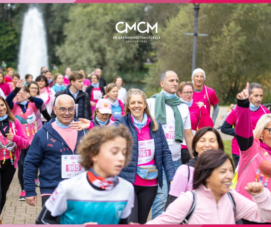CMCM_lu's tweet photo. Bass du dobäi beim #Broschtkriibslaf?🏃🏻‍♀️‍➡️🏃🏻‍♂️‍➡️

E Samschdeg 5. Oktober steet am Hesper Park erëm Sport a Spaass um Programm fir de Broschtkriibslaf 2024! 
Setz en Zeeche géint de #Broschtkriibs a sief mat dobäi💪: https://t.co/SlYuo8YA0J 🩷

#breastcancer #OctobreRose https://t.co/GALbtNc60F