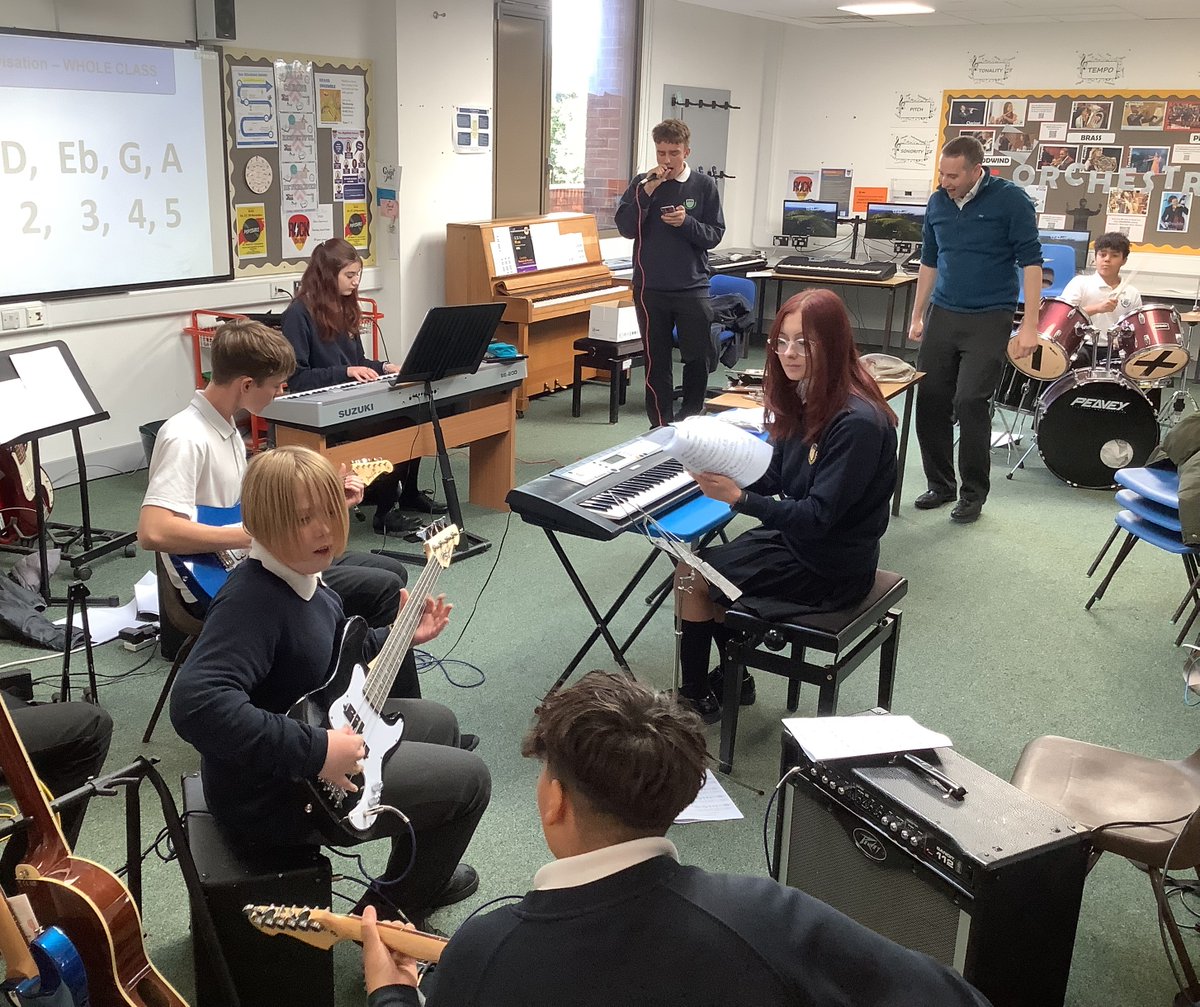Our Rock Band rehearse every Thursday lunchtime in the Music Department. We welcome any student who plays a rock music instrument, such as guitar or piano, from all year groups. Students should speak to Mr Nichol for more details.