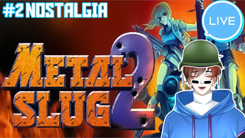 Yoichirunya3's tweet photo. TSUNAMI NOSTALGIA BERLANJUUTTT !! KITA LANJUTKAN METAL SLUG KE SERIES KE 2 !! ദ്ദി(ᵔᗜᵔ)
Sudah siap buat mokad berjuta juta kali (╥﹏╥)
Tonton disini ~ Langsung live !
https://t.co/mlG2CGTREO
#VTuber #VtuberUprising #VtuberLive #VTuberIndonesia #MetalSlug2 #SnK #SnKGame https://t.co/pLn5qd7EKX