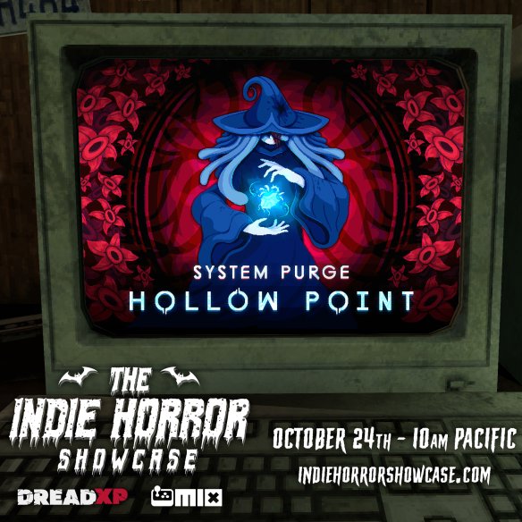 SystemPurgeHP's tweet photo. Excited to announce that SYSTEM PURGE - Hollow Point is in @DreadXPGames's Indie Horror Showcase this year! Huge honor to be a part of this, honestly. We'll be previewing some brand-new content at the show, so keep an eye out.

#indiegame #indiedev #gaming #WishlistWednesday https://t.co/GX29ihCCud