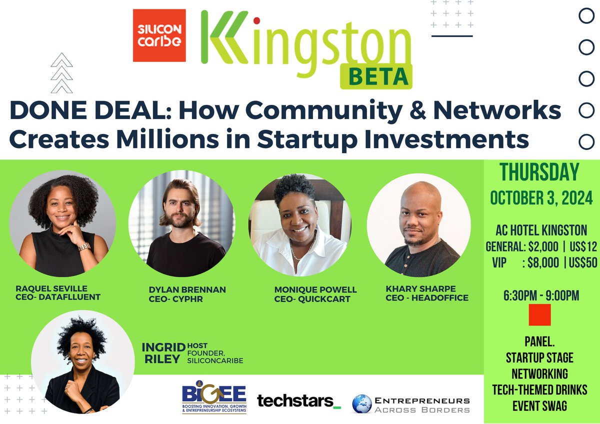 kingstonbeta's tweet image. It's Today!
We're excited for tonight's panel, startups pitching, international guests, and the fun we'll have catching up on who did what over the summer.

And remember you can buy your tix online or pay cash at the gate.

See y'all later.
#kgnebeta
#Roadto18
