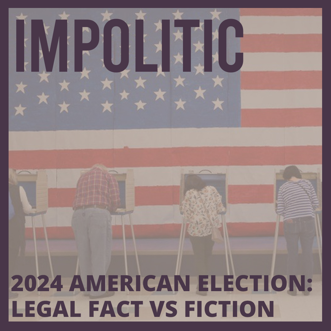 ImpoliticCast's tweet photo. In latest special episode of @ImpoliticCast, we speak with renowned legal scholars @rickhasen and Doug Spencer, and Joe Greaney of @ballotpedia, to discuss potential legal issues during the upcoming 2024 election. #democracy #election #2024Elections https://t.co/IdF524dTYD