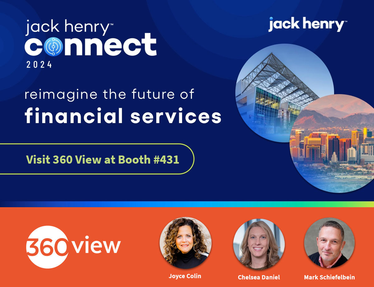 Our team is heading to Phoenix next week for Jack Henry Connect 2024. Visit Booth #431 to learn about the banker's choice CRM. Discover how CRM can benefit your institution and get your questions answered. We're excited to meet you!

#JHConnect #CRMsoftware #bankingCRM #360View