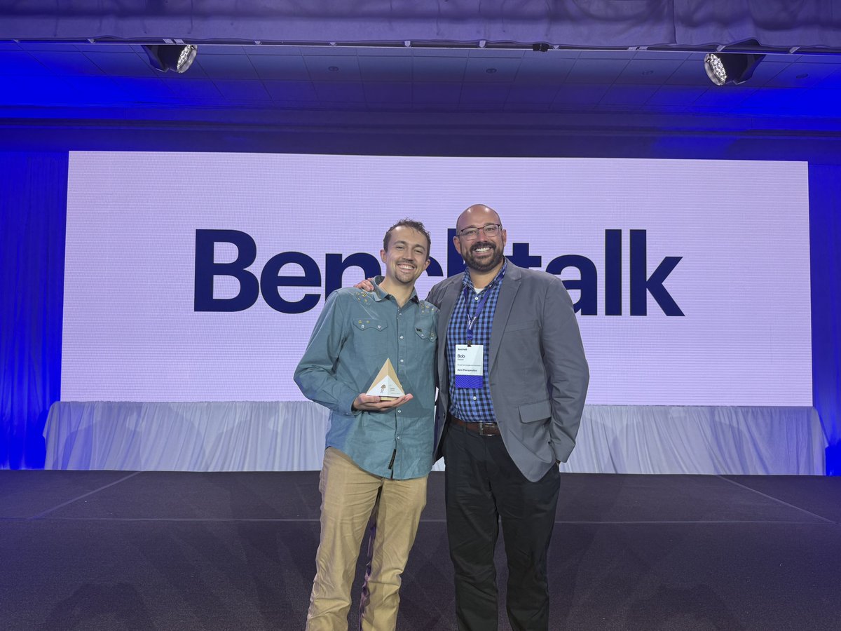 It was a pleasure to be @ Benchtalk 2024 this week where our own Samivel Evans received the inaugural <a href="/benchling/">Benchling</a> Champion award. Additional thanks to <a href="/bradloncar/">Brad Loncar</a> &amp; @BiotechTVHQ for a great discussion w/ our VP, Computation and Lab Technology, Bob Gantzer.
biotechtv.com/post/bob-gantz…