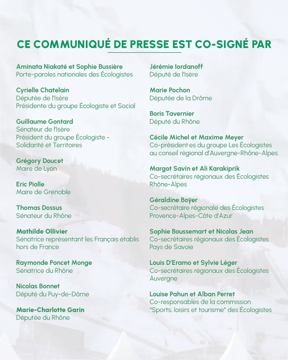 [📰 COMMUNIQUÉ DE PRESSE] Jeux olympiques et paralympiques 2030 : une garantie financière de l’Etat aux allures de chèque en blanc

👉 Retrouvez notre communiqué de presse : ecologieaura.fr/cp-031024-jop2…