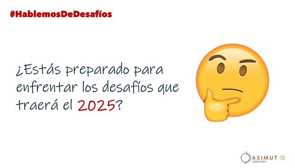 azimut12CL's tweet photo. #HablemosDeDesafíos Ya es tiempo de planificar, prever, todo aquello que sea posible. Pero lo más importante será preparar a los líderes y sus equipos para responder ante los cambios y situaciones imprevistas.¿Está preparada tu organización para enfrentar este desafío? #liderazgo https://t.co/L8pwMKcp0B