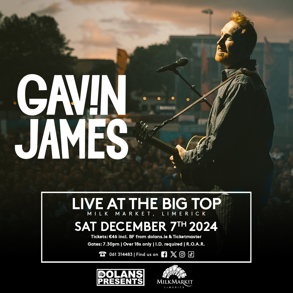 ****ON SALE NOW***
Gavin James
Live at the Big Top
Saturday December 7th
Tickets here: dolanspresents.yapsody.com/event/index/82…