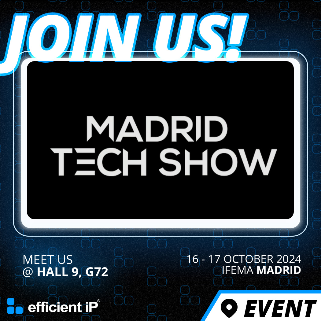efficientipesp's tweet image. 🚀 ¡Faltan 2 semanas para Cyber Security World Madrid 2024! 

Visítanos en el stand 9G72 y únete a Manuel Sánchez el 16/10 a las 15:30 para una charla sobre seguridad DNS impulsada por IA. 

📍 IFEMA, 16-17 de octubre. 

¡No te lo pierdas! #CyberSecurityWorld #EfficientIP