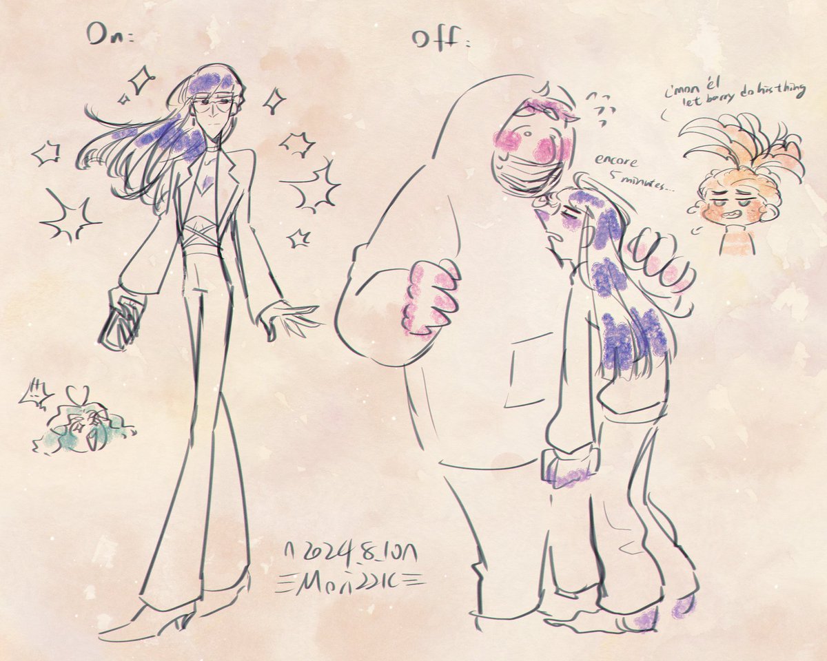 221cMori's tweet photo. Élie and Ennui and Barry and Agal......📱🔥🩷🧡✨️
For anyone who doesn't know the context, they're from my high school au. Élie is an actor whose stage name is Ennui.
#ennui #insideout2ennui #insideout2 #insideout2fanart #au #embarrassment #anger #angnui #anxiety #envy https://t.co/MTyqQyWefs
