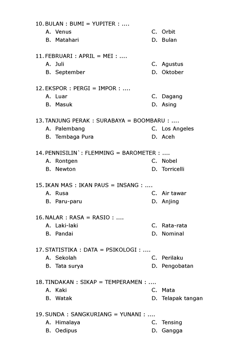 luluscpns_p3k's tweet image. 📝Soal SKD CPNS Satu Ini Memang Candu

Bener gak?🤭

💬Coba kerjain, drop jawaban kalian di reply