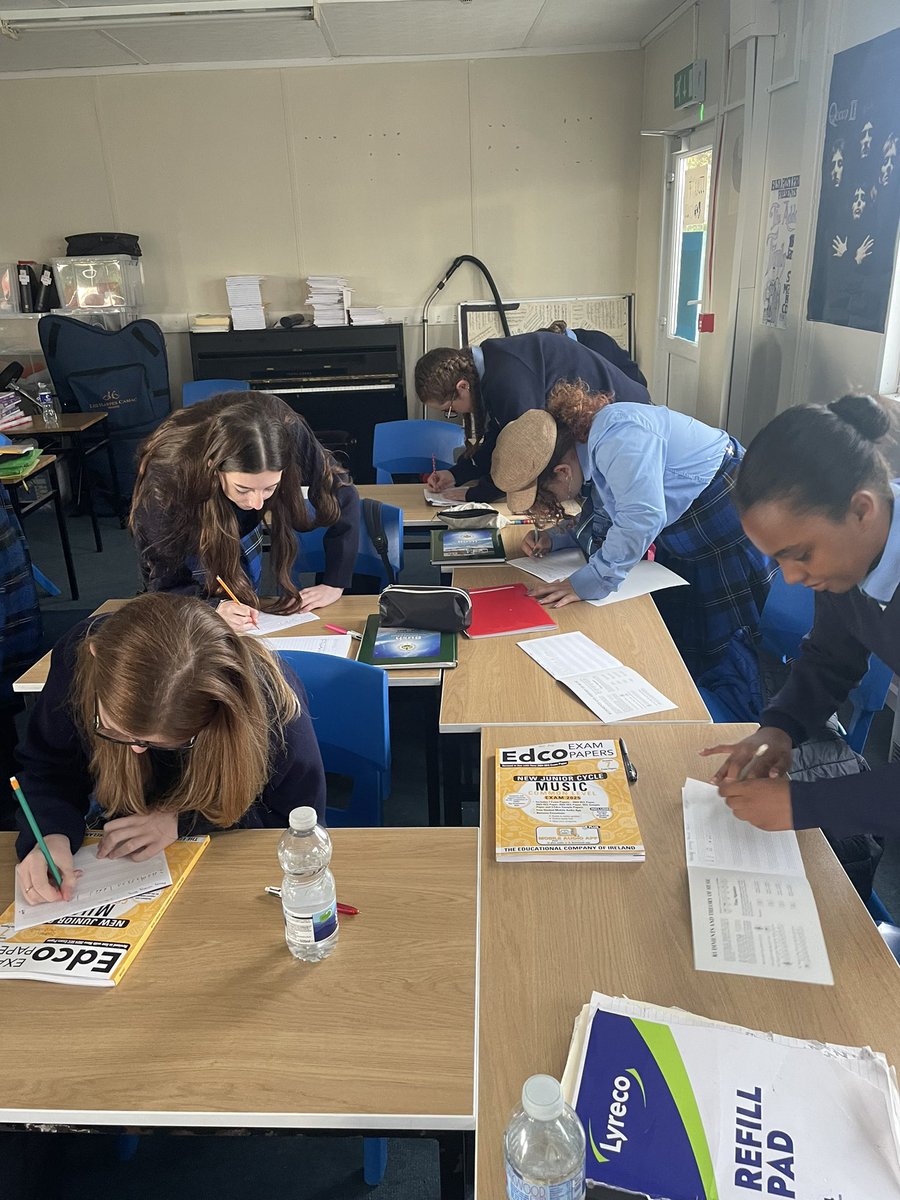 Melody Writing Relay with 3rd years today..  when the music stops, run to someone else’s desk and write 1 bar of rhythm, play the music again stop &amp; move to another desk.. then add tonic solfa etc in a relay or musical chairs!! #musicteacher #activelearning