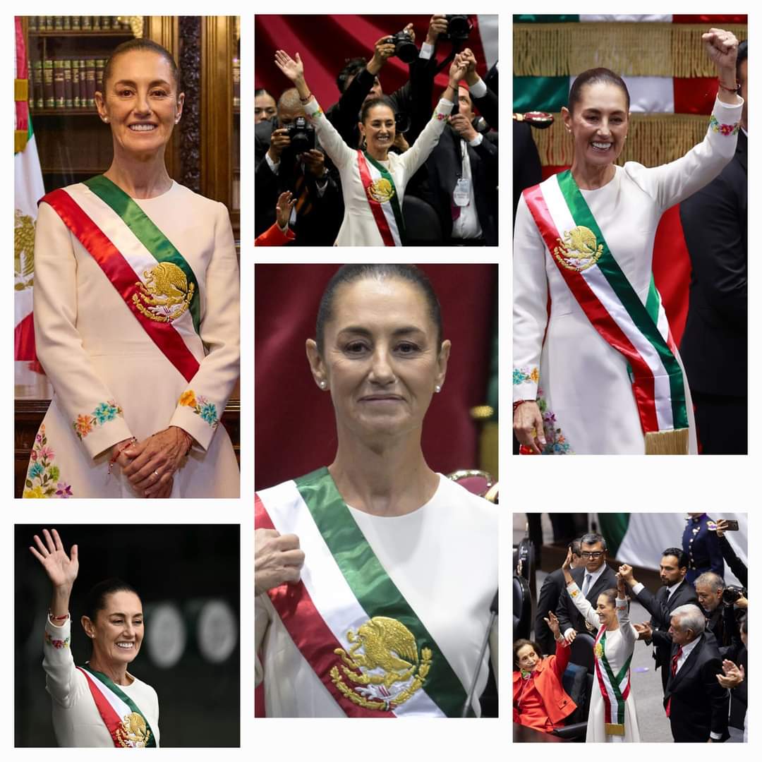 Mis más sinceras felicitaciones a la Sra. <a href="/Claudiashein/">Claudia Sheinbaum Pardo</a>, Presidenta de #México, investida hoy. Como científica de renombre y destacada política,le deseo mucho éxito durante su mandato presidencial, con la esperanza de que algún día realice una visita oficial a #Gabon
<a href="/GobiernoMX/">Gobierno de México</a>