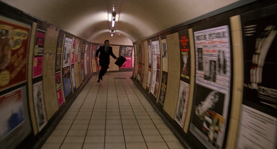 LUknowledge1's tweet photo. No these aren’t clips from a TFL educational video, warning of the dangers when you run on the escalator! These are stills from one of the most famous film scenes to be shot on the London Underground, appearing in the 1981 film ‘American Werewolf in London.’

Cont. below https://t.co/On1Gdna3Je