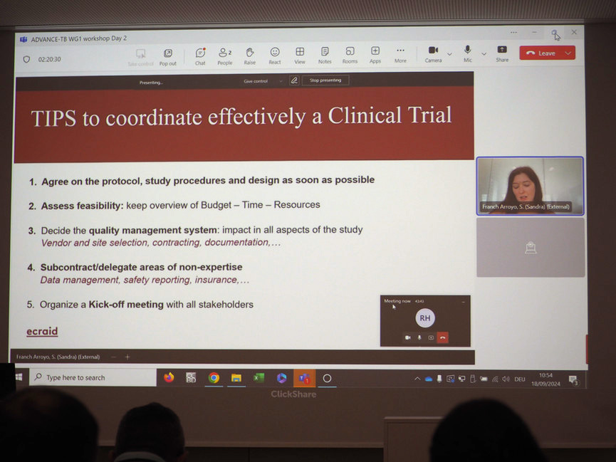 Ecraid (@ecraid) on Twitter photo 👩🏻🏫 Project manager Sandra Franch Arroyo presented at an <a href="/ADVANCE_TB/">ADVANCE-TB</a> workshop on harmonising procedures for #clinicalstudies in #tuberculosis.
Sandra introduced Ecraid’s work and shared insights from her experience with operational & monitoring issues facing #clinicaltrials. 👩🏻🏫 Project manager Sandra Franch Arroyo presented at an <a href="/ADVANCE_TB/">ADVANCE-TB</a> workshop on harmonising procedures for #clinicalstudies in #tuberculosis.
Sandra introduced Ecraid’s work and shared insights from her experience with operational & monitoring issues facing #clinicaltrials.