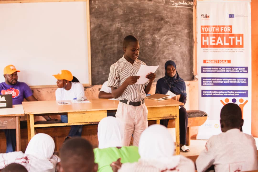 Empowering Adolescents Through Edutainment at Zoggu

YAG &amp; <a href="/MarieStopes_Gh/">Marie Stopes Ghana 🇬🇭</a> engaged the club members of Zoggu JHS. 

Through a debate on the importance of #RHE, it sparked critical thinking among the students, while the card game opened discussions on sexual abuse &amp; seeking help.