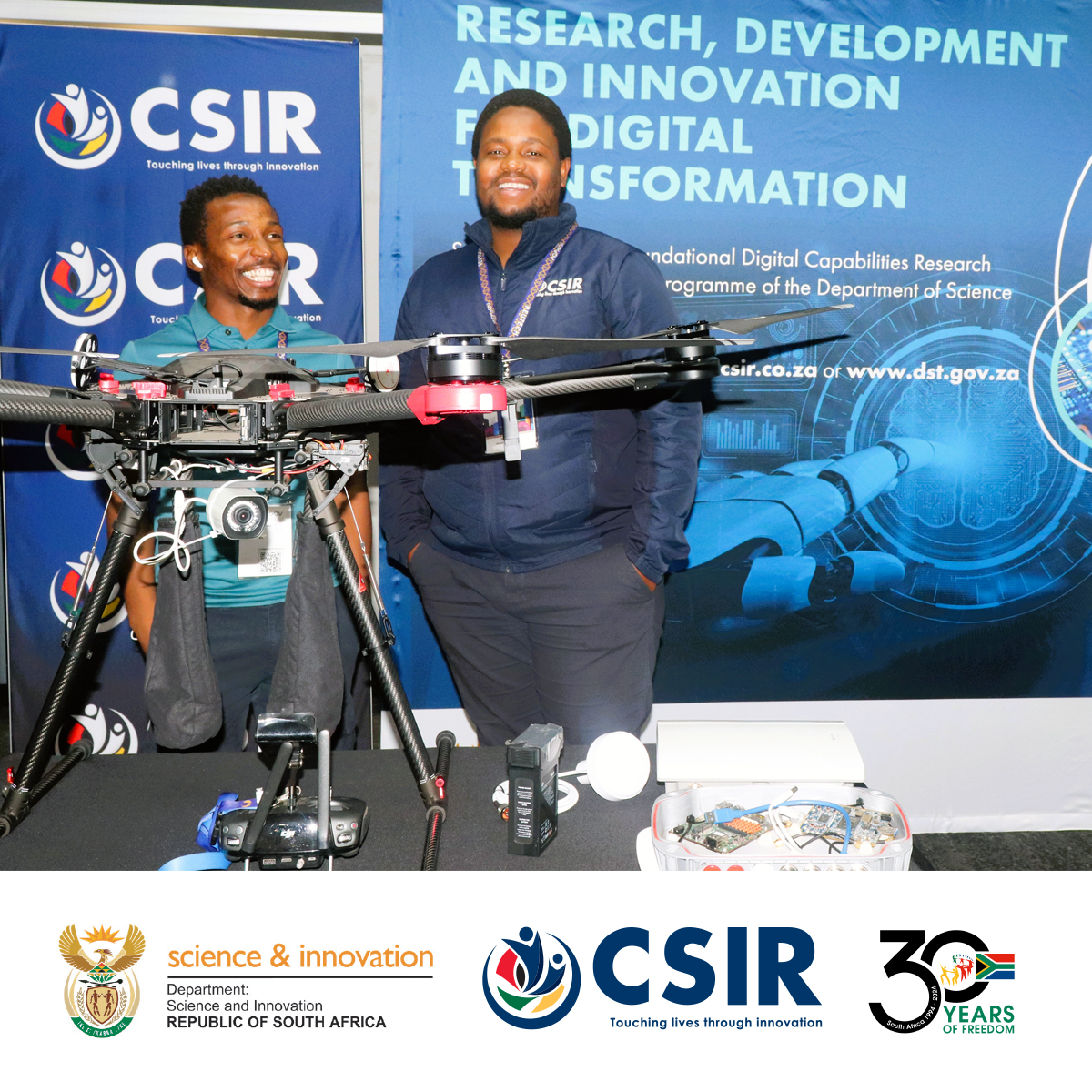 1/2 #TeamCSIR &amp; @dsigovza are exhibiting work done through the Foundational Digital Capabilities Research platform – a flagship programme of the DSI at #ICEGOV from 1 – 4 Oct at the <a href="/CSIRICC/">CSIR ICC</a>.  
ICEGOV links the worlds of research &amp; policy by promoting the interaction &amp; ...